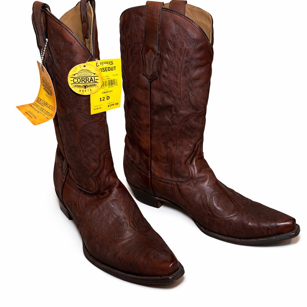 Corral Men's Rich Brown Leather Boots
